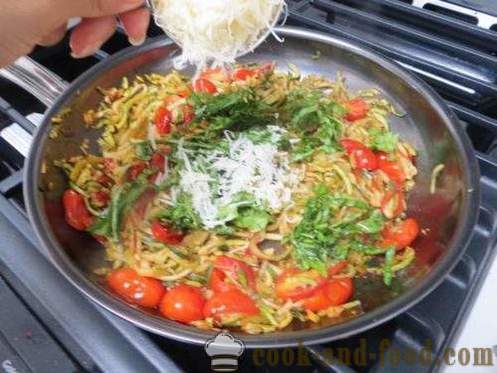 Špageti squash sa sirom i rajčicom