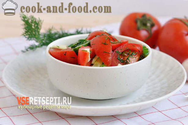 Recept za salatu od krastavaca, rajčica i tikvica