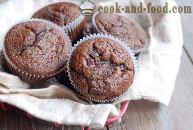 Čokoladni muffins - korak po korak recept