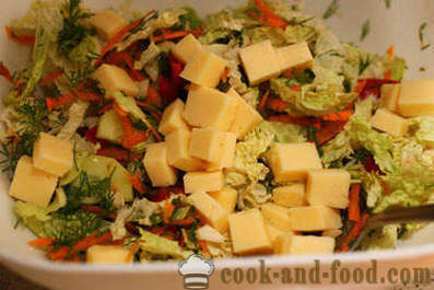 Recept salata kineskog kupusa sa sirom i croutons