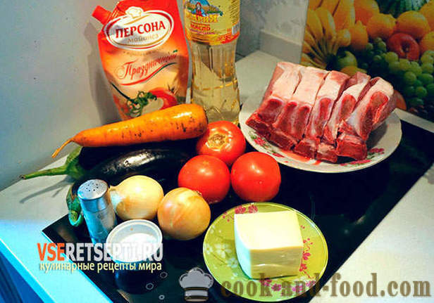 Svinjski odrezak s povrćem i sirom u pećnici
