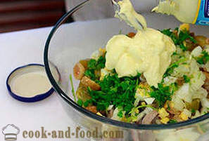 Salata od haringe i gljivama