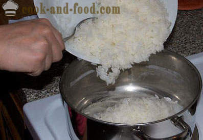 Mlijeka riža kaša - korak po korak recepturi