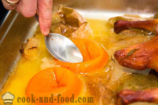 Pečena patka s jabukama i narančama