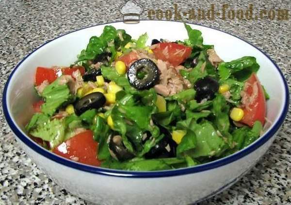 Zelena salata s tunom