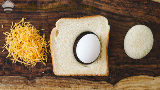 Pohani kruh sa jajima i sirom