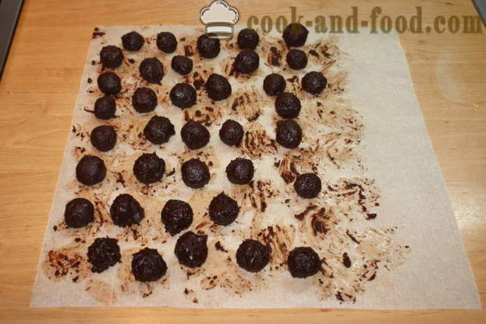 Domaći bombona tartufa ruke - kako napraviti domaći slatkiša tartuf, korak po korak recept fotografijama