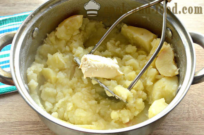 Krumpir pire s vrhnjem - kako kuhati pire krumpir, korak po korak recept fotografijama