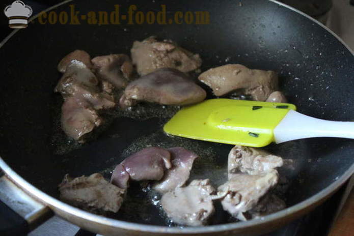 Juha s piletinom jetre - kako kuhati juha s jetre, korak po korak recept fotografijama