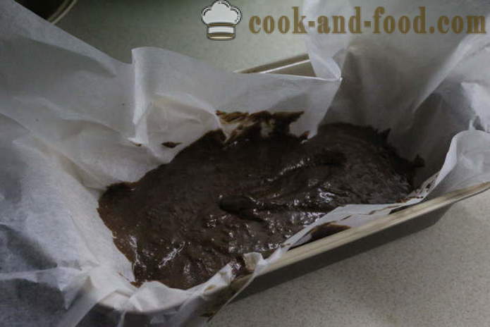 Čokoladna torta s cijelim kruške - Kako napraviti čokoladni kolač s kruške kuće, korak po korak recept fotografijama
