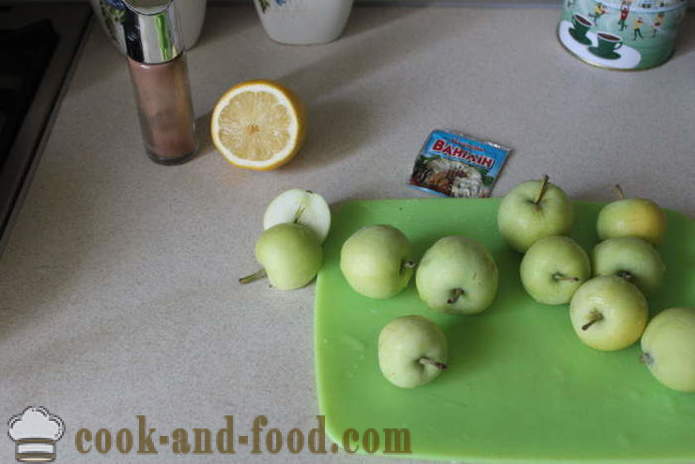 Apple kompot s limunom svježe jabuke - kako kuhati jabuka kompot od svježeg jabuke, korak po korak recept fotografijama