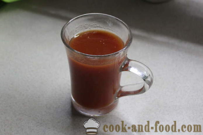 Leća juha s gljivama i sok od rajčice - kako bi leća juha s rajčicom, korak po korak recept fotografijama
