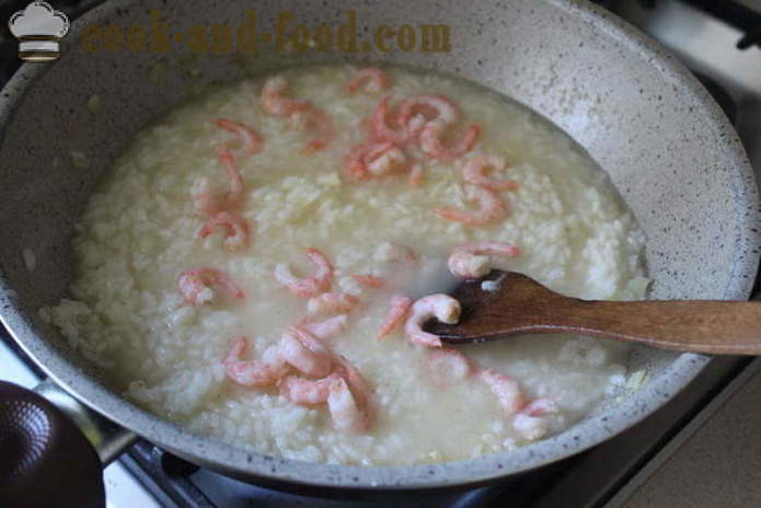 Ukusna riža sa kozicama u Thai - kako kuhati rižu s plodovima mora, korak po korak recept fotografijama