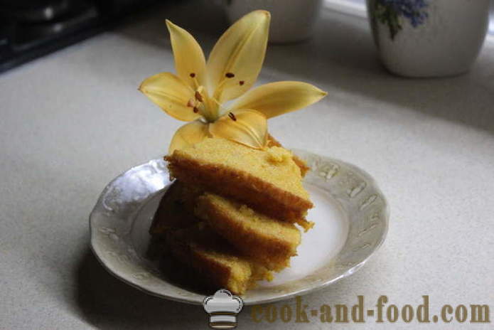 Mrkva torta sa narančine kore - kako ispeći jedan kolač s narančom i mrkve, sa korak po korak recept fotografijama
