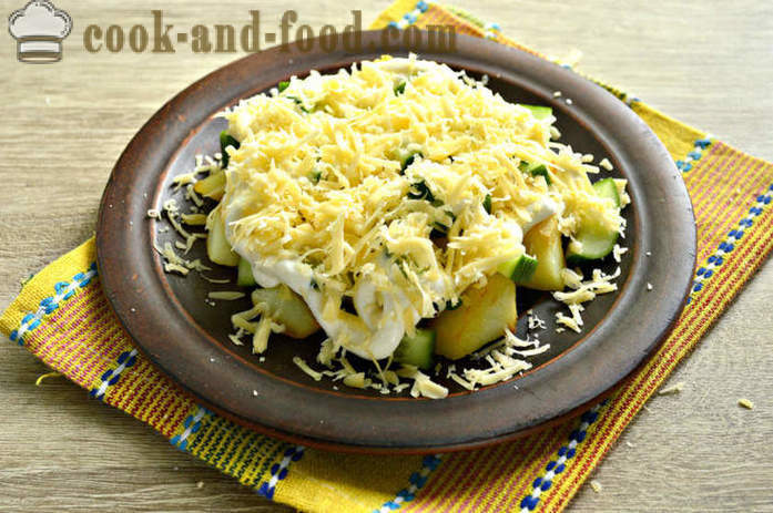 Topla salata s krumpirom i majoneze - Kako kuhati toplu salatu od krumpira, korak po korak recept fotografijama