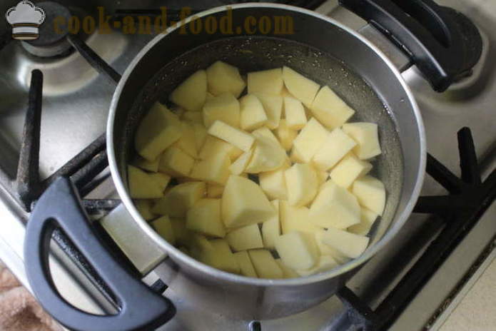 Češka krumpir juha s gljivama - Kako kuhati češki juha s gljivama, korak po korak recept fotografijama