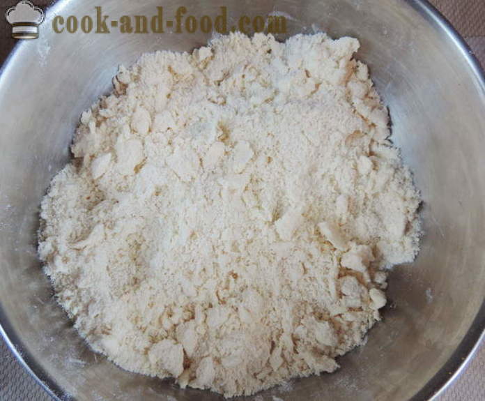 Kolača kvasca tijesto za pite, pite, kolači i peciva - kako napraviti pijesak-dizano tijesto, korak po korak recept fotografijama