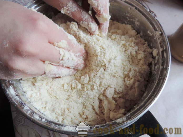 Brzo lisnato tijesto kvasac - kako kuhati keksa lisnato dizano tijesto, brzo, korak po korak recept fotografijama
