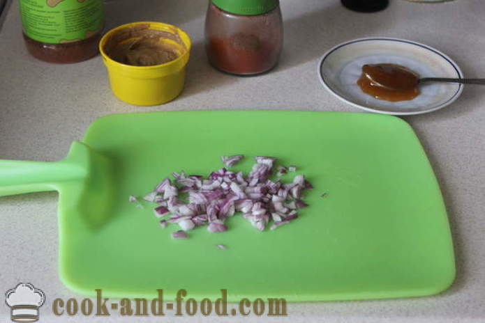 Med senf umak za piletinu ili rebra - Kako napraviti med senf umak za govedinu, korak po korak recept fotografijama