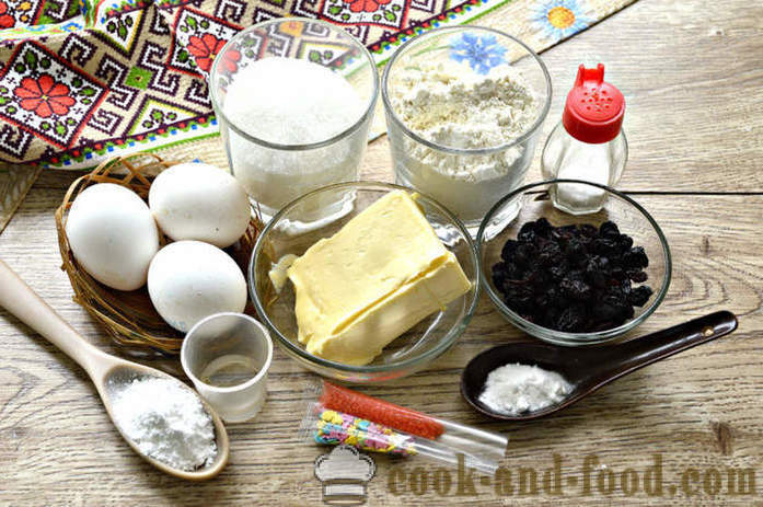 Uskrsna torta-kolač sa sodom, bez kvasca i mlijeka - kako kuhati kolača u konzervama u pećnici, s korak po korak recept fotografijama