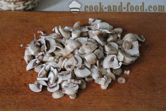 Kremasti umak od gljiva - kako kuhati umak od gljiva s gljivama, korak po korak recept fotografijama