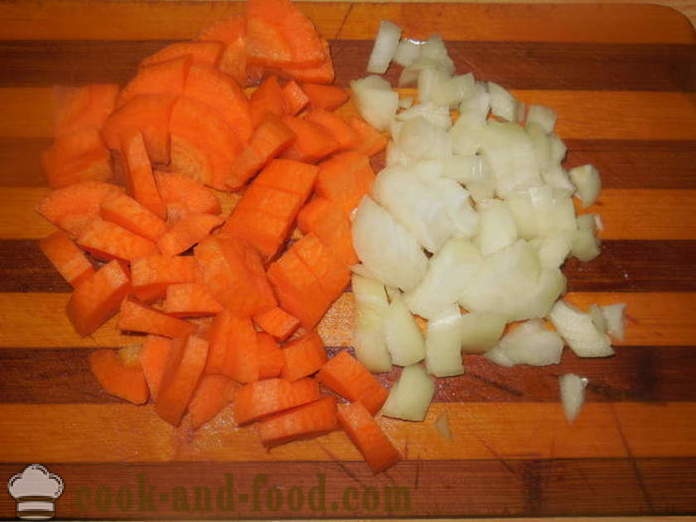 Soljanka s kobasicama i krumpir u multivarka - kako kuhati ukusna kobasica s krumpirom, korak po korak recept fotografijama