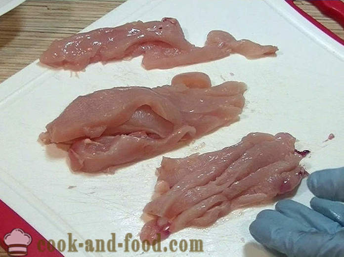 Pileća prsa u kineskom umak od soje - kako kuhati piletinu u kineskom umaku, korak po korak recept fotografijama