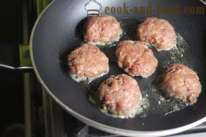 Mesne okruglice pečeni u pećnici s krumpirom i povrćem - kako kuhati mesne okruglice u pećnici, s korak po korak recept fotografijama