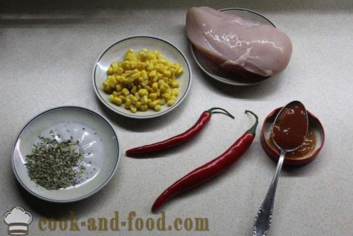 Piletina u kineskom slatko kiselom umaku - kako kuhati piletinu na kineskom, korak po korak recept fotografijama