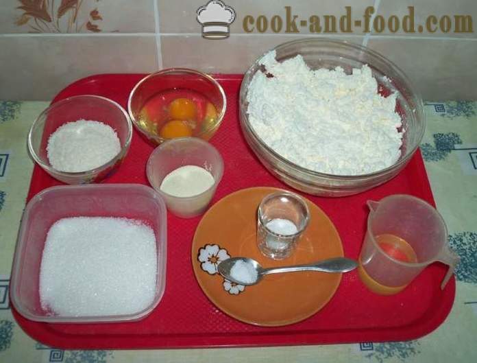 Dijetetski kolači kokos sir bez brašna - Kako napraviti prehrambene sir palačinke s griz, korak po korak recept fotografijama