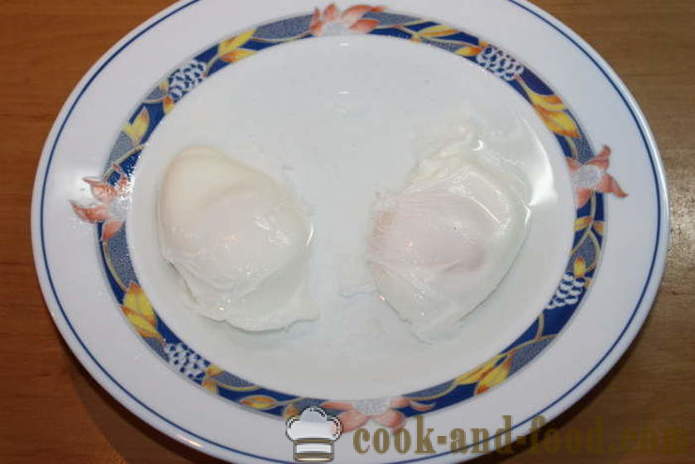 Jaje u krivolovu u vodi - kako kuhati jaje kod kuće, korak po korak recept fotografijama