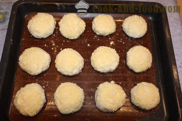 Kvasac role punila i pijesak - kako napraviti muffine s mrvicama, korak po korak recept fotografijama