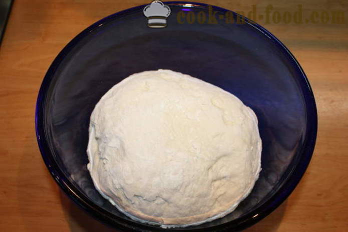 Maslac kvasca tijesto za peciva - Kako napraviti maslac dizano tijesto za peciva, korak po korak recept fotografijama