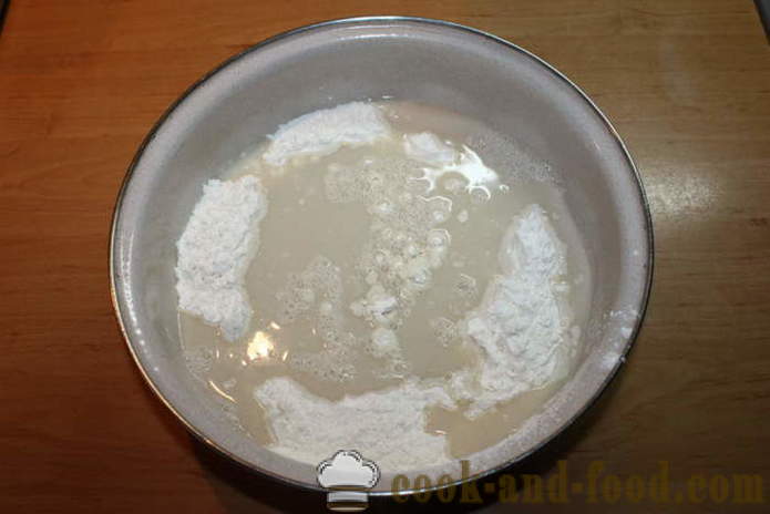 Maslac kvasca tijesto za peciva - Kako napraviti maslac dizano tijesto za peciva, korak po korak recept fotografijama