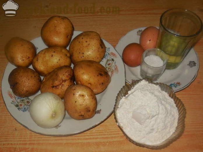 Najlijeniji knedle s krumpirom - Kako napraviti lijeni knedle s krumpirom, korak po korak recept fotografijama