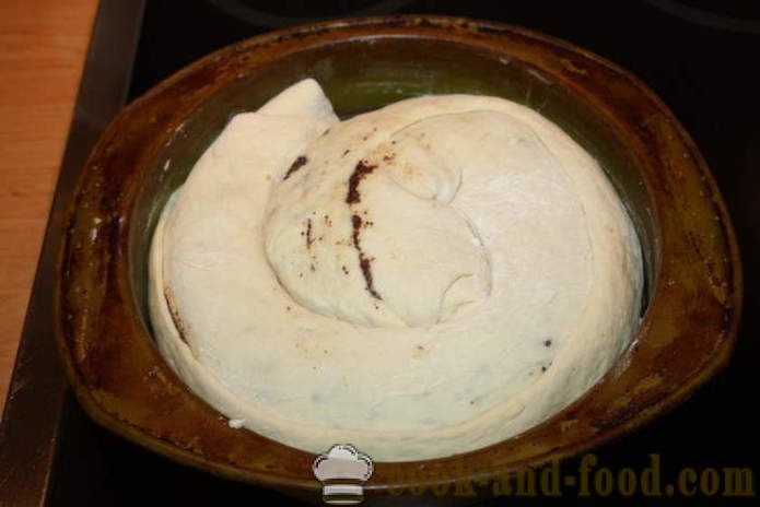 Mak kolač kvasac puž - kako napraviti mak kolač od dizanog tijesta, korak po korak recept fotografijama