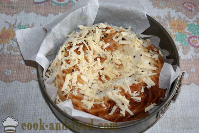 Uzbekistanski kruh sa sirom u pećnici - Kako kuhati tople sendviče sa sirom kod kuće, korak po korak recept fotografijama