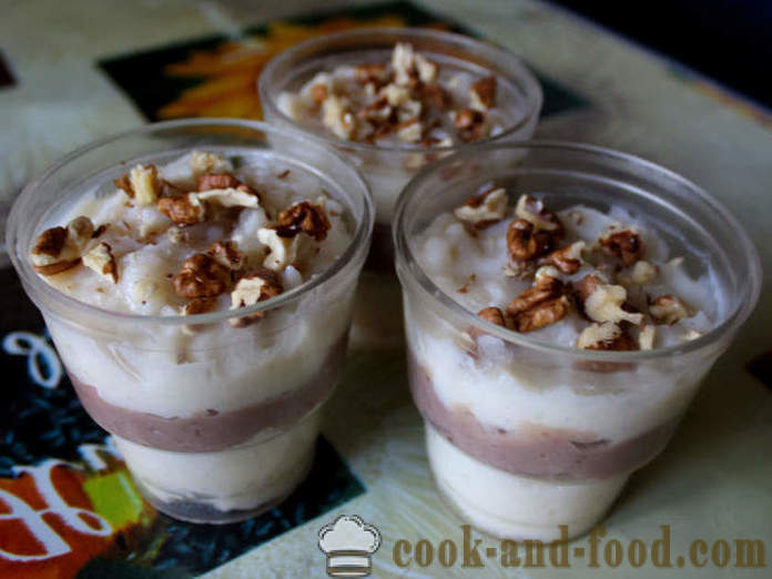 Domaći čokoladni puding od vanilije s mlijekom - kako kuhati puding kod kuće, korak po korak recept fotografijama