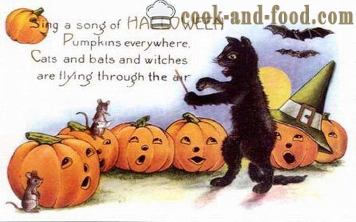 Scary Halloween kartice s popodnevnim satima - slike i razglednice za Halloween besplatno