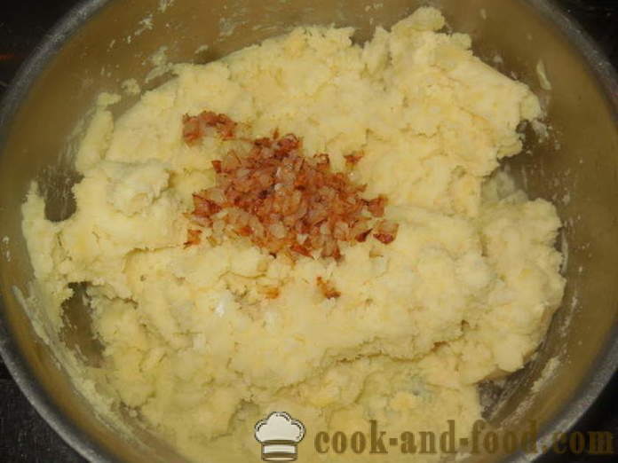 Paprike punjene sa pire krumpirom i pečena u pećnici - kako kuhati punjene paprike s krumpirom i sirom, s korak po korak recept fotografijama