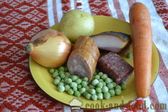Ukusna juha od povrća sa suhim mesom - kako kuhati juha od povrća, korak po korak recept fotografijama