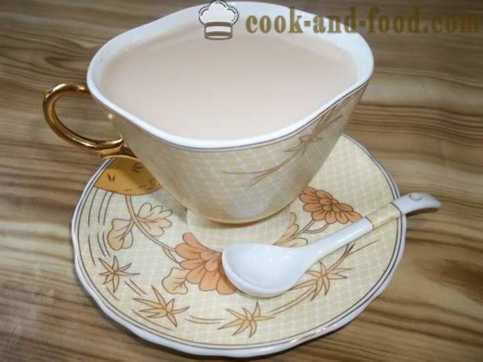 Klasična masala čaj s mlijekom i začinima - kako napraviti čaj, Chai s mlijekom, korak po korak recept fotografijama