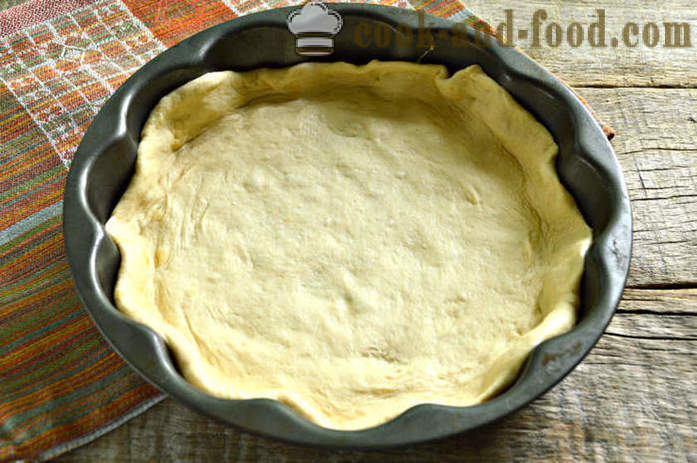 Ukusna torta prekrivena s gljivama i kupusom - kako ispeći pitu sa kupusom i gljivama u pećnici, s korak po korak recept fotografijama