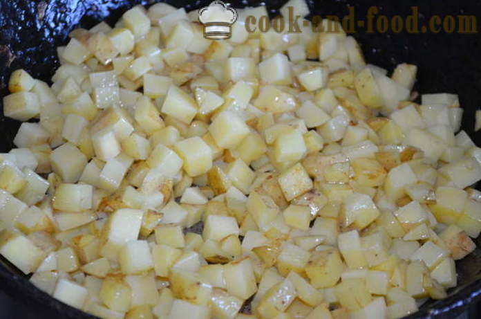 Varivo od povrća s krumpirom i tikvicama - Kako kuhati variva s krumpirom, tikvice, patlidžan i cvjetača, korak po korak recept fotografijama