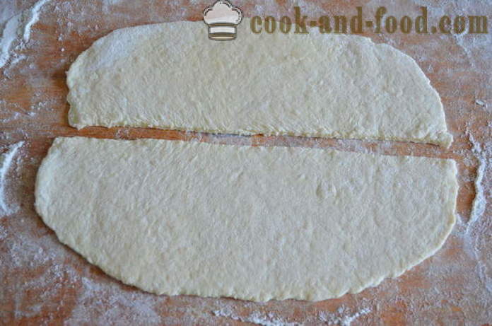 Pita od višanja-puž na kefir - kako kuhati tortu s trešnja-puž, korak po korak recept fotografijama
