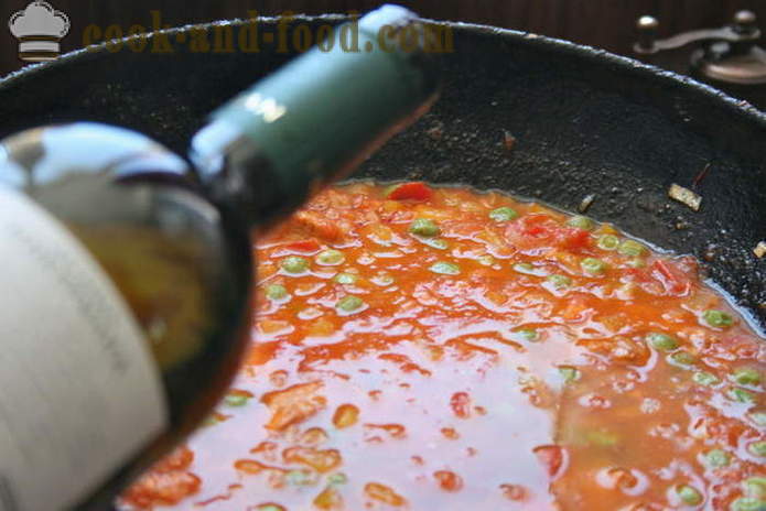 Klasična paella sa piletinom i morskim plodovima - Kako napraviti paellu kod kuće, korak po korak recept fotografijama