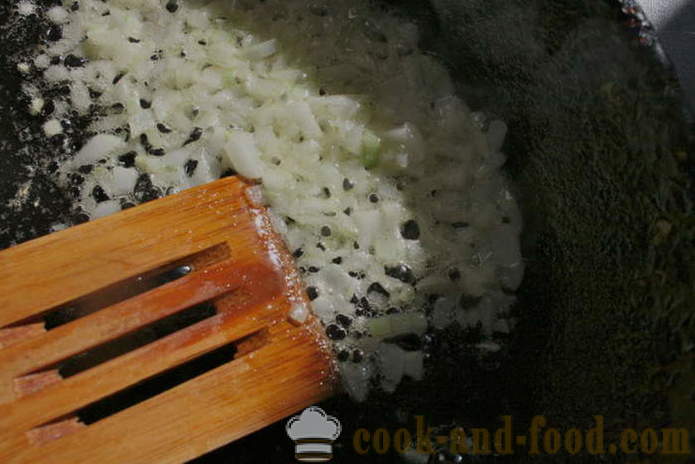 Domaće juha Rižoto s vinom - kako kuhati rižoto kod kuće, korak po korak recept fotografijama