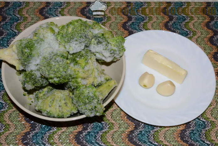 Ukusna povrća pire od smrznute brokule - kako kuhati brokule pire, korak po korak recept fotografijama