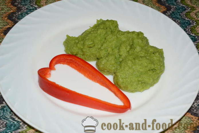 Ukusna povrća pire od smrznute brokule - kako kuhati brokule pire, korak po korak recept fotografijama