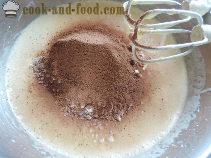 Domaći čokoladni hrskava vafli - kako napraviti vafle u blebetanje željezo, korak po korak recept fotografijama